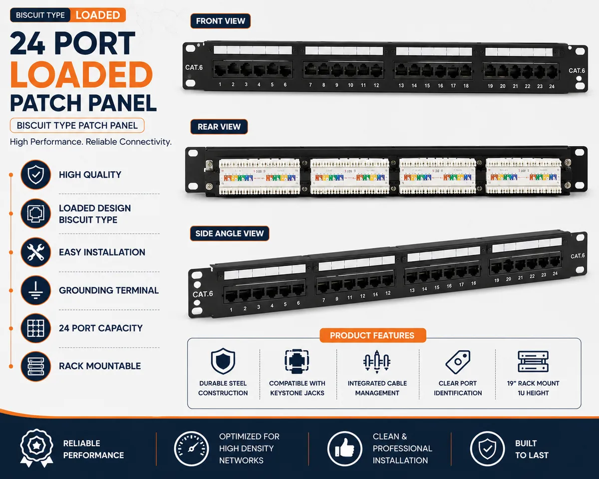 1089Loaded 24 Port Keystone Patch Panel.webp